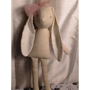 Alimrose Organic Cotton Bunny Doll Stuffed Plush 23 Inch Rabbit Toy